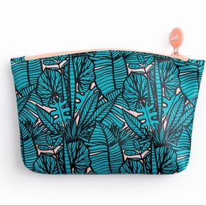IPSY TROPICAL THEMED GLAM COSMETIC CLUTCH BAG